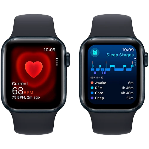 Apple Watch SE 2 (2023) GPS 40mm Midnight Aluminum Case with Midnight Sport Band - S/M