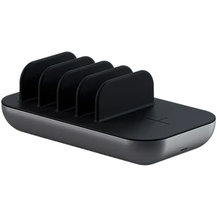 Зарядная станция Satechi Dock5 Multi-Device Charging Station with Wireless Charging. Цвет: серый кос