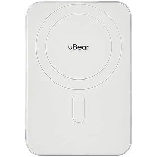 Внешний аккумулятор uBear Slide Power bank 10000mAh, PD20W, Qi2, белый