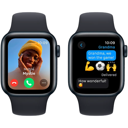 Apple Watch SE 2 (2023) GPS 40mm Midnight Aluminum Case with Midnight Sport Band - S/M