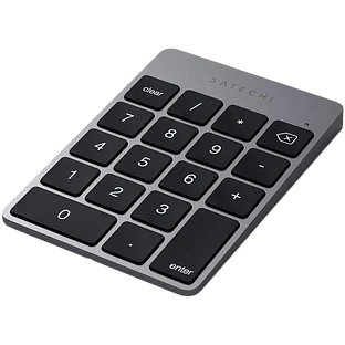 Цифровой блок клавиатуры Satechi Aluminum Slim Rechargeable Bluetooth Keypad, Space Gray