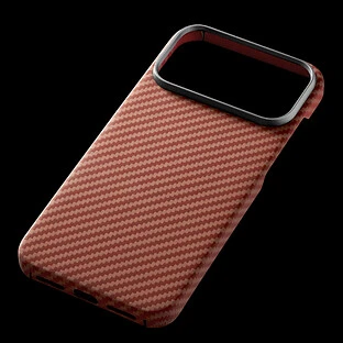 Чехол защитный uBear Supreme Case для iPhone 17 Pro Max, ультратонкий, материал Кевлар, MagSafe совместимый, оранжевый