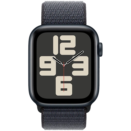 Apple Watch SE 2 (2024) GPS 44mm Midnight Aluminium Case with Ink Sport Loop Band