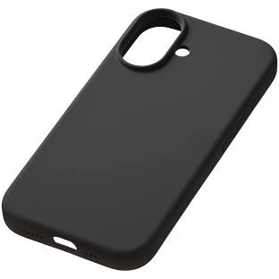 Чехол защитный uBear Touch Mag Case для iPhone 16, MagSafe совместимый, силикон, софт-тач, черный