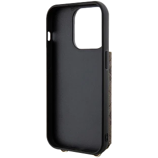 Guess для iPhone 14 Pro чехол Crossbody cardslots magnetic 4G Hard Brown
