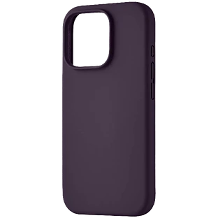Чехол защитный uBear Touch Mag Case iPhone 16 Pro, софт-тач, темно-фиолетовый
