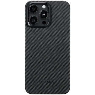 Чехол Pitaka MagEZ Case 4 для iPhone 15 Pro Max (Black/Grey Twill) 1500D