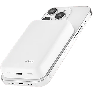 Внешний аккумулятор uBear Flow Magnetic Power bank 10000mAh, PD20W, белый