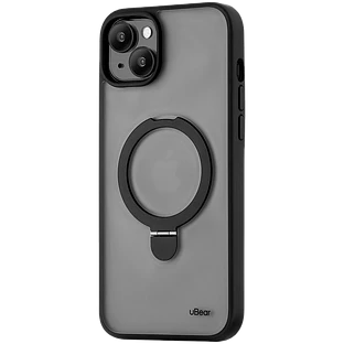 Чехол защитный uBear Clip Mag Case, iPhone 15, MagSafe, усиленный, черный