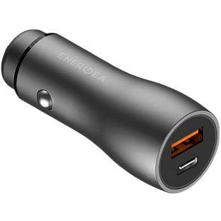 Автомобильный адаптер ENERGEA 2*USB/USB-C USB Тип A, USB Тип C, 18 Вт