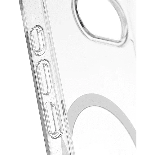 Чехол защитный uBear Real Mag Case для iPhone 16e, MagSafe совместимый, усиленный, прозрачный