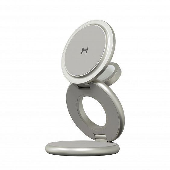 Беспроводное зарядное устройство 3 в 1 Magssory Signature Disc для Apple, Titan