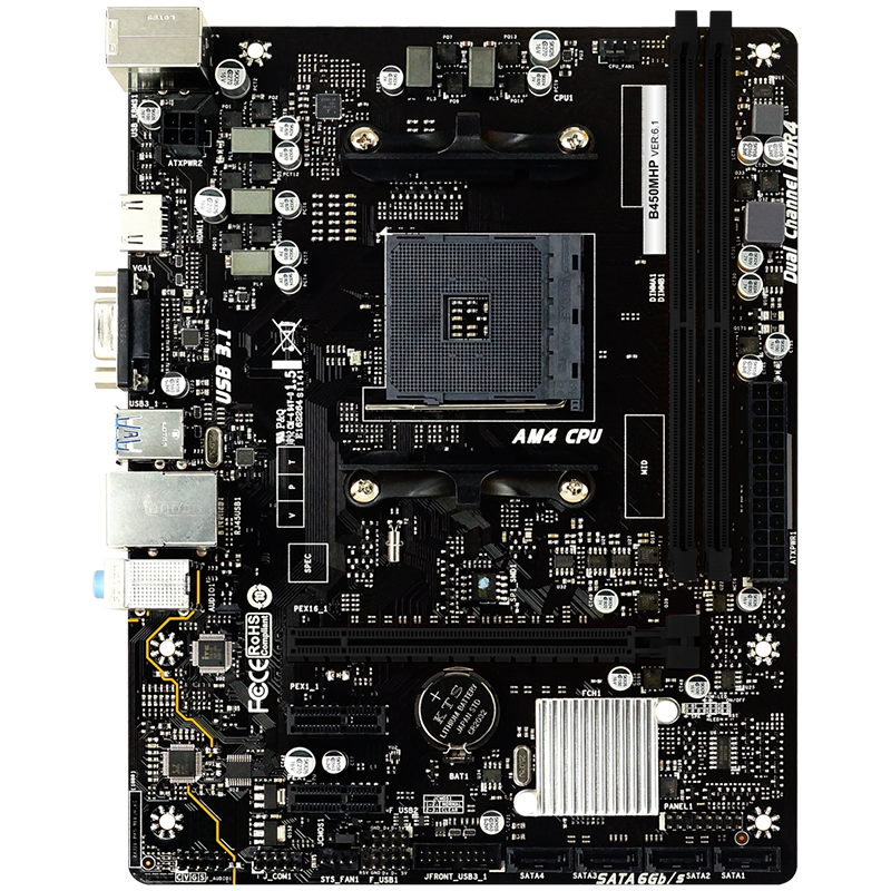 Материнская плата BIOSTAR B450