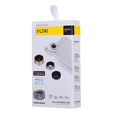 Комплект сменных линз MOMAX X-Lens 4 линзы