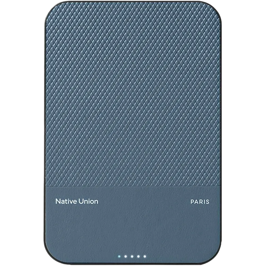 Внешний аккумулятор NATIVE UNION (Re) Classic Power Bank Magnetic, 5000mAh, цвет: синий