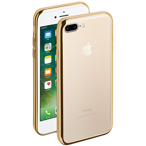 Защитный чехол DEPPA Gel Plus Золотой для iPhone 7 Plus/8 Plus
