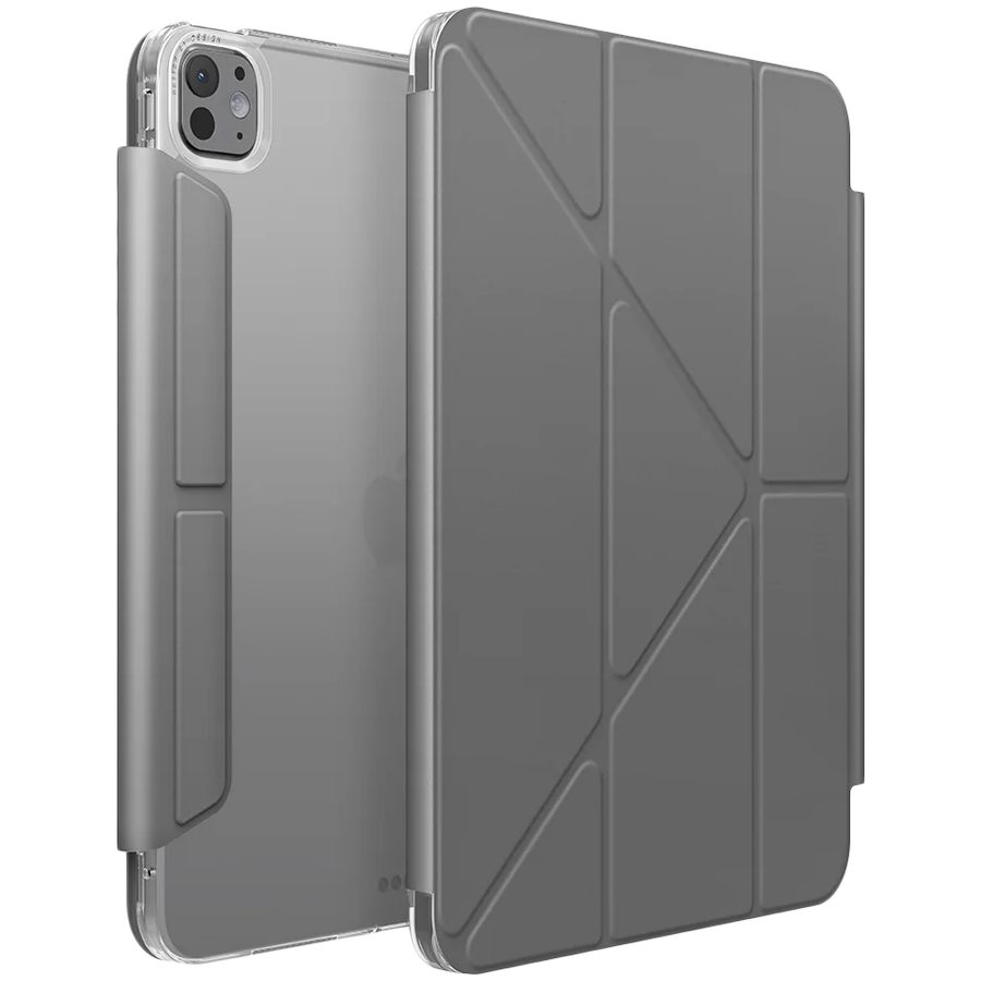 Uniq для iPad Pro 13 (2024) чехол Camden Click Rhino Grey