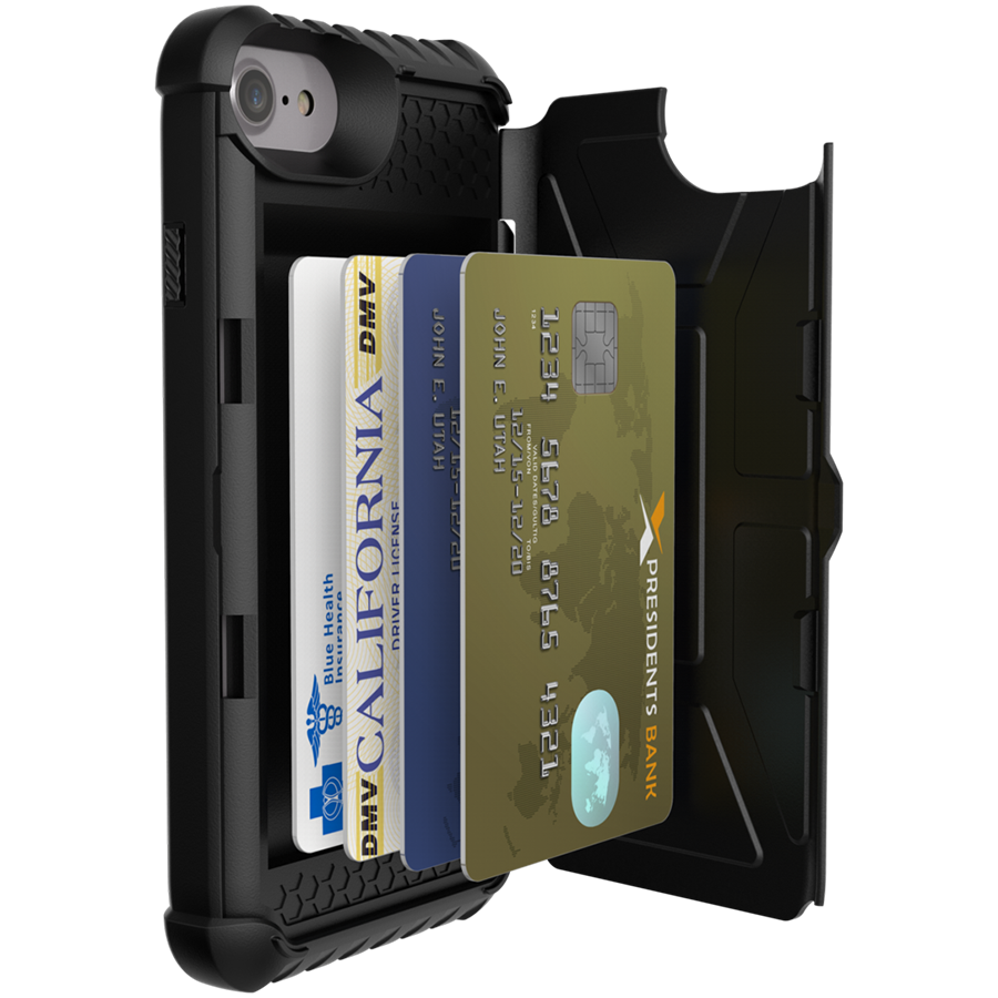 Защитный чехол UAG Trooper  Чёрный для iPhone SE (2-го поколения)/8/7