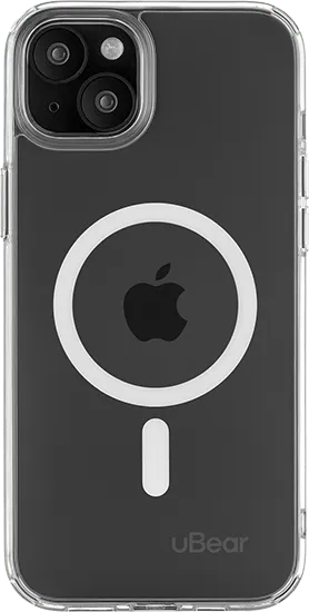 Чехол защитный uBear Real Mag Case для iPhone 15 Plus, MagSafe совместимый, усиленный