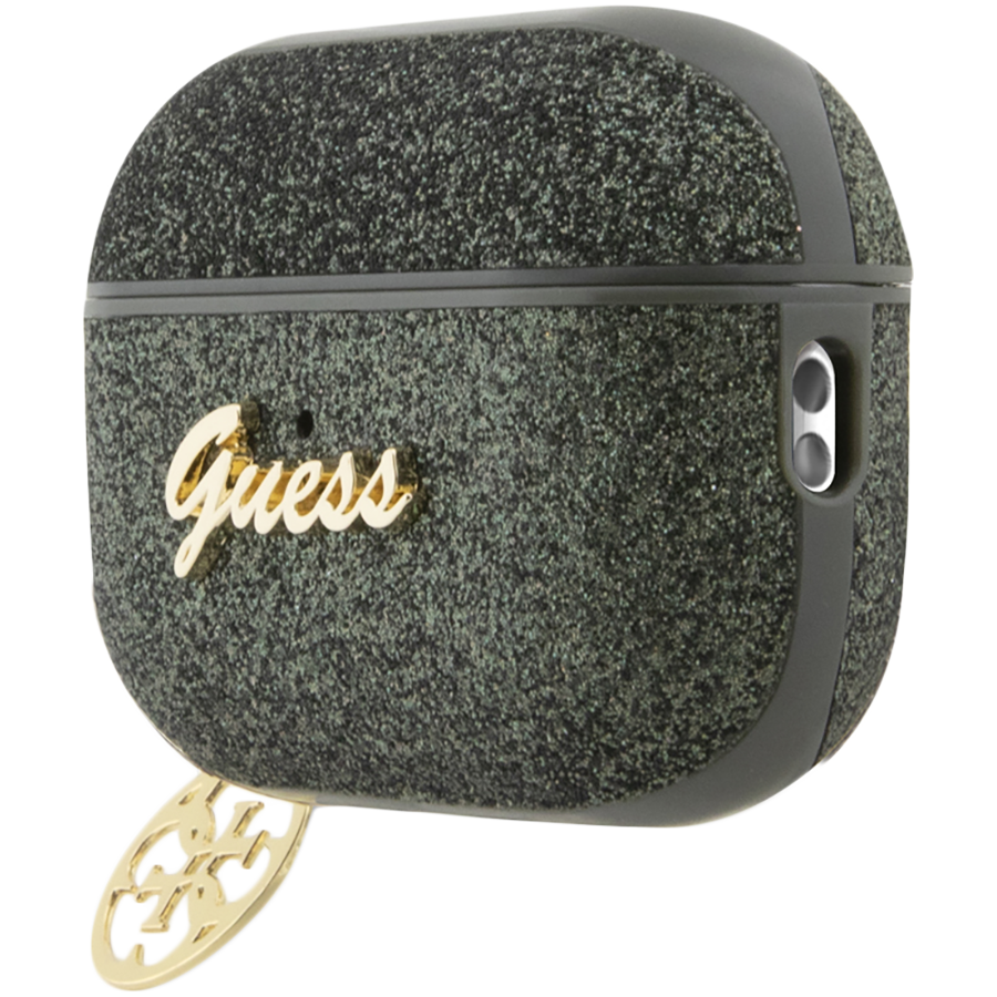 Чехол GUESS Glitter flakes  Зеленый для AirPods Pro (Gen2)