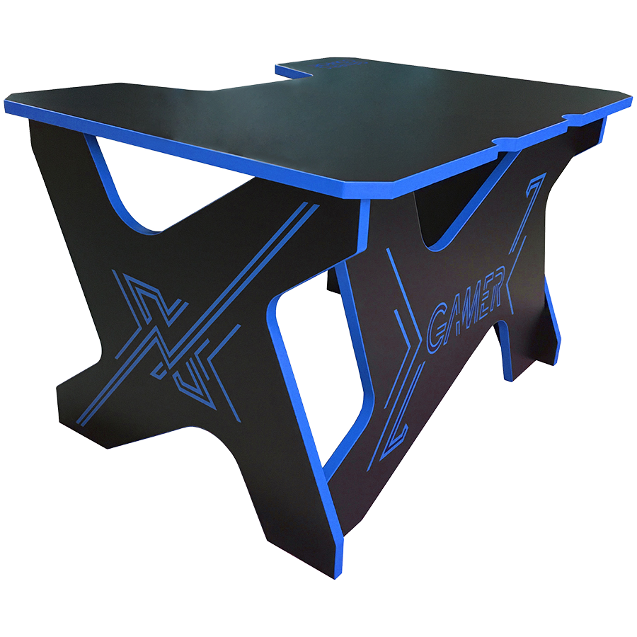 GENERIC COMFORT Gaming table Gamer Mini Seven/DS/NB, Чёрный/Синий