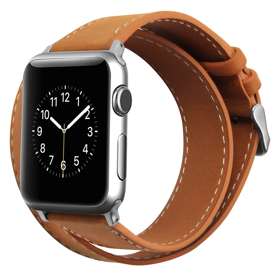 Ремешок COZISTYLE Double Tour Leather Watch bandКожаный ремешок Double Tour Желтовато-коричневый42/44/45 mm