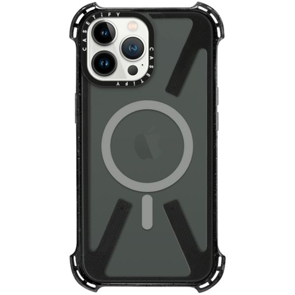 Чехол защитный Casetify Bounce with MagSafe для iPhone 13 ProMax, черный CTF-12692439-16004400