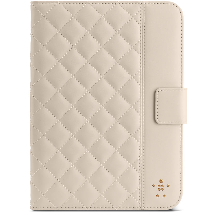 Чехол-книга BELKIN Quilted Cover with Stand Белый для iPad mini (4-го поколения)