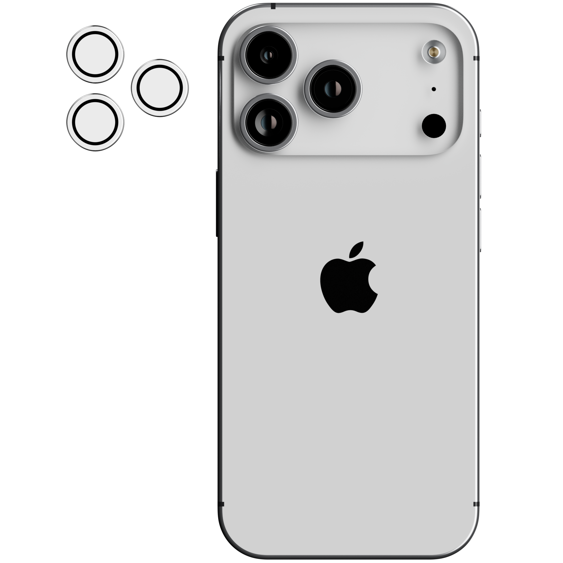 Стекло защитное uBear Nano Lens Shield для iPhone 17 Pro/Pro Max, черное