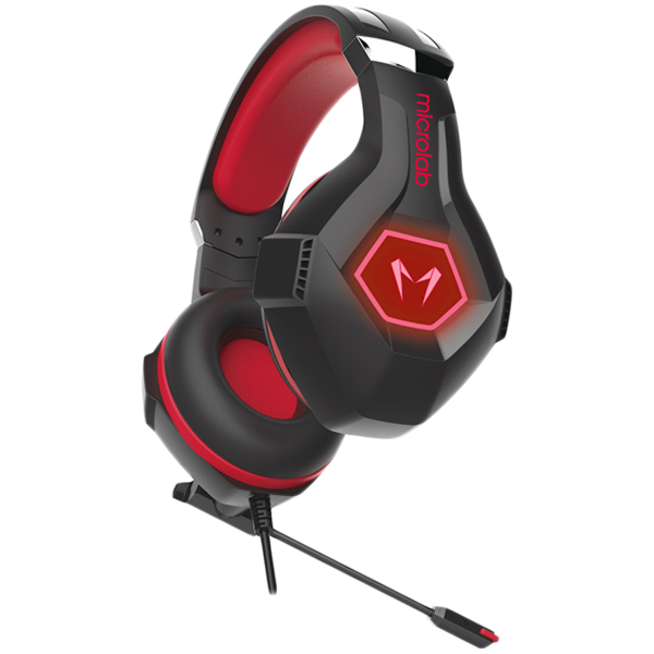 Проводные наушники MICROLAB , Чёрный/Красный