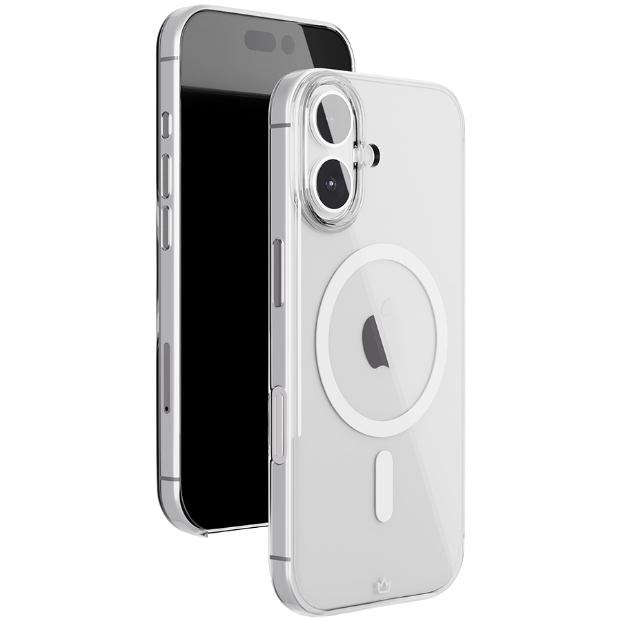 Чехол защитный VLP Puro Case c MagSafe для iPhone 16, прозрачный