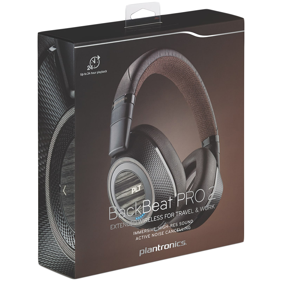 Беспроводные наушники PLANTRONICS BackBeat Pro 2, Чёрный