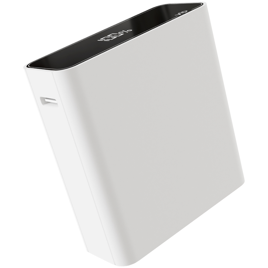 Аккумулятор внешний VLP B-Energy 10000mAh 30W, USB-C+USB-A, белый