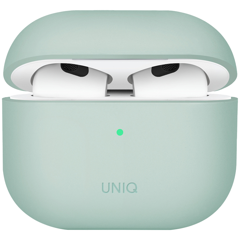 Чехол UNIQ LINO  Mint Green для AirPods (Gen3)