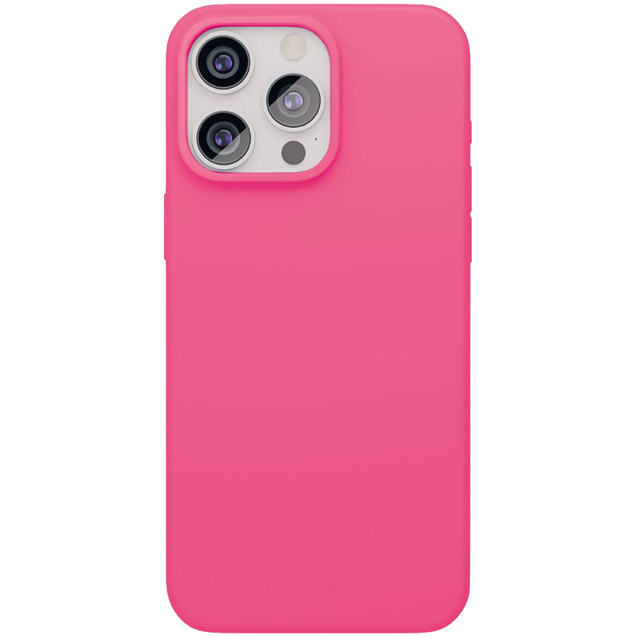 Чехол защитный "vlp" Aster Case с MagSafe для iPhone 15 Pro, неоновый розовый