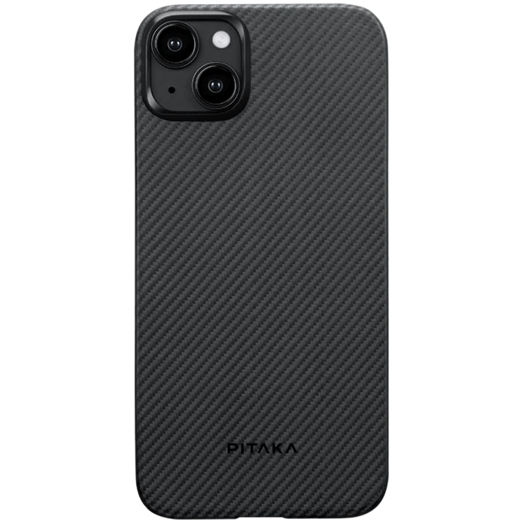 Чехол PITAKA MagEZ Case 4 с MagSafe Black/Grey Twill для iPhone 15 Plus