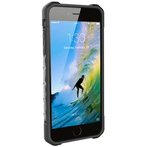 Защитный чехол UAG Plasma ICE  Прозрачный серый для iPhone 7 Plus/8 Plus
