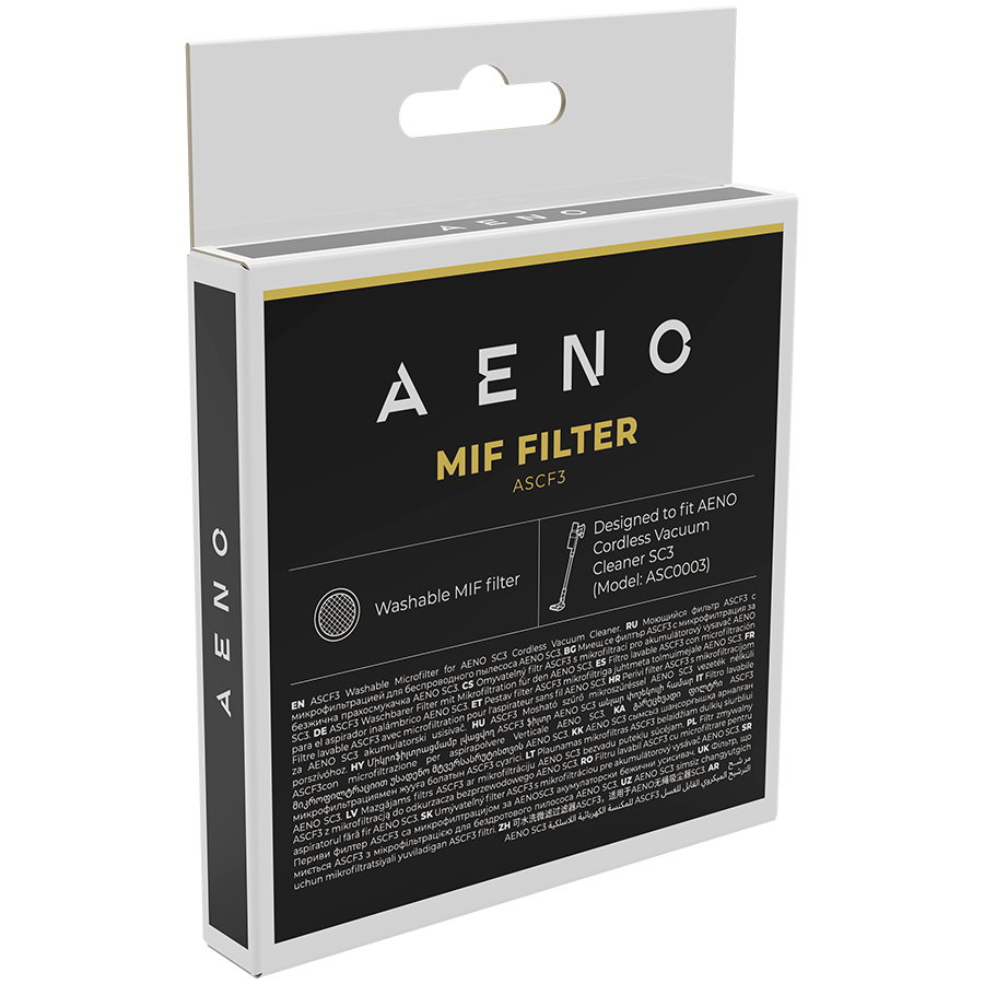 AENO  для ASC0003, БелыйМоющийся фильтр MIF