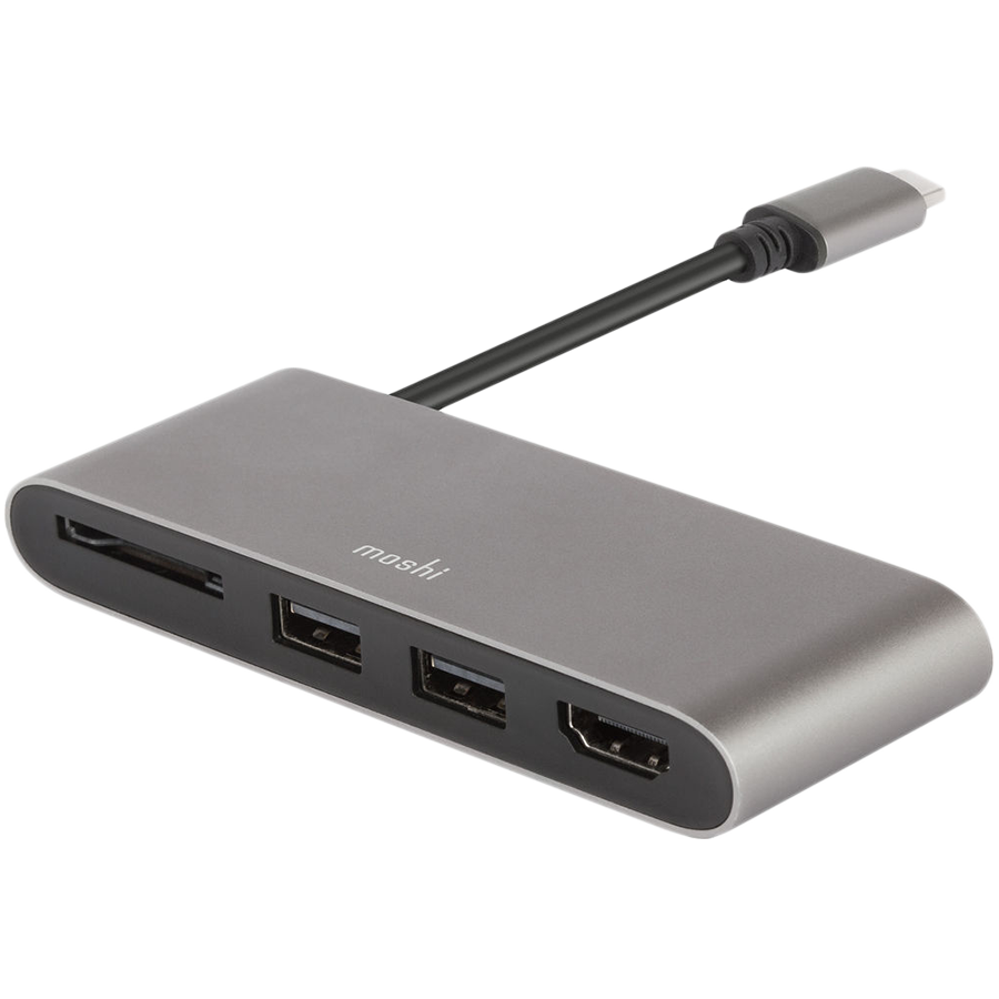 Мультимедийный адаптер MOSHI USB-C