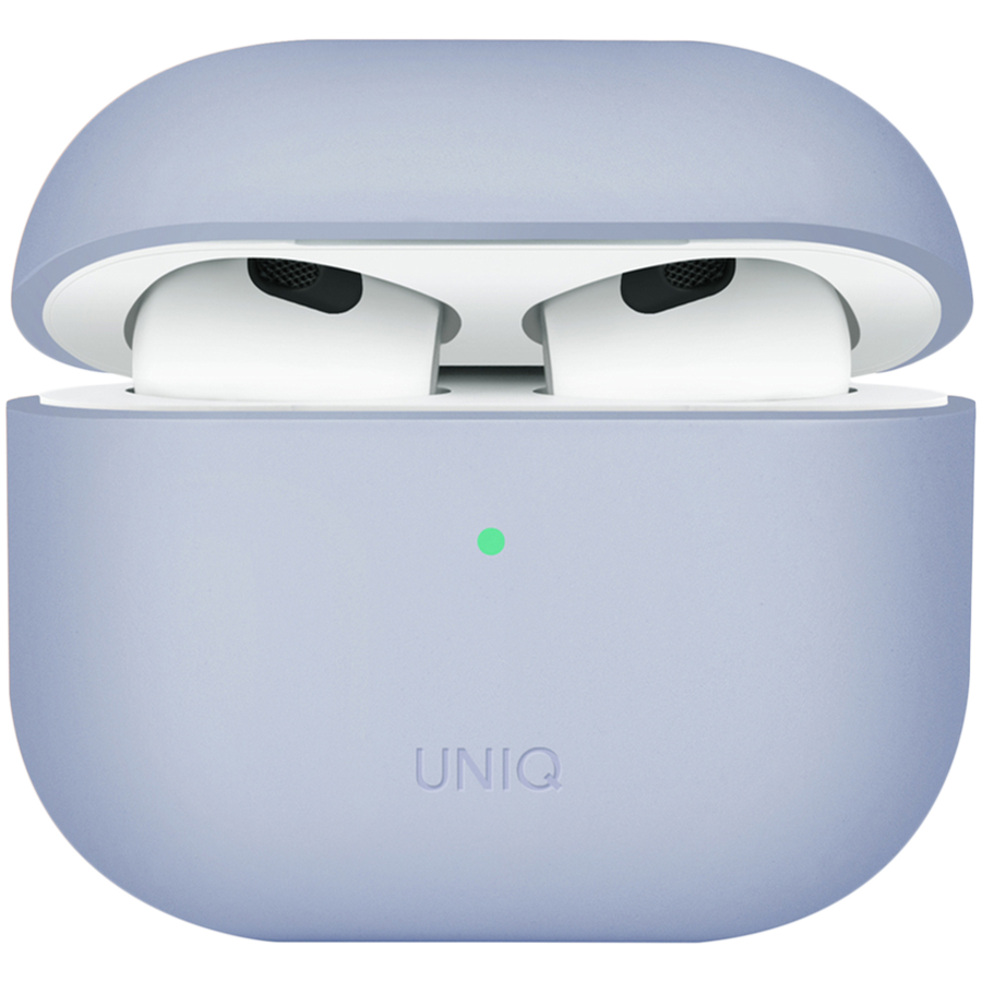 Чехол UNIQ LINO  Arctic Blue для AirPods (Gen3)