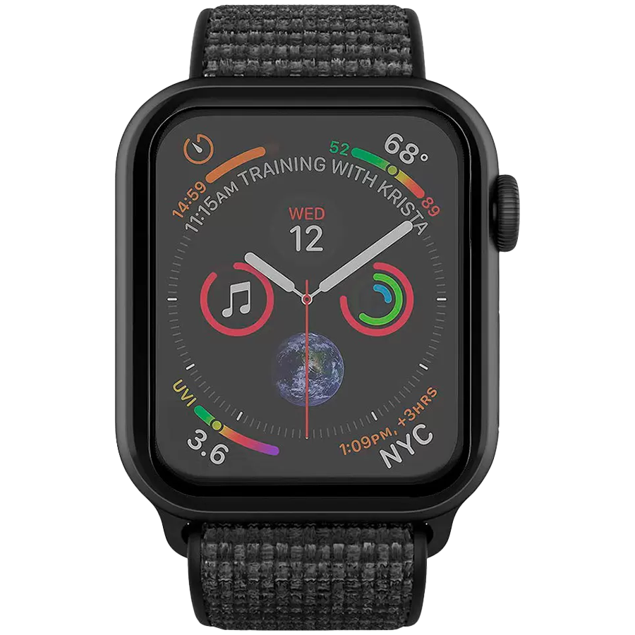 Стекло защитное WhiteStone Dome glass (аксессуары,без лампы) для Watch 7/8/9/SE 41 mm