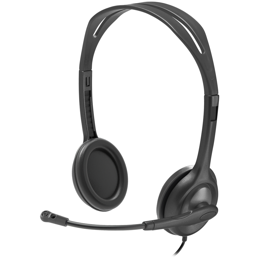 Гарнитура LOGITECH H111, Чёрный