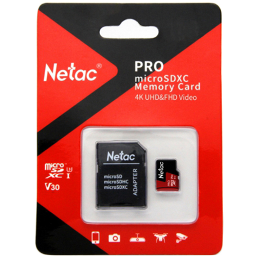 Карта памяти NETAC P500 Extreme Pro 64GB