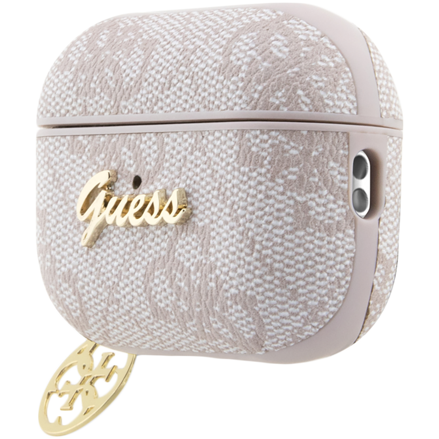 Чехол GUESS PU leather 4G  Розовый для AirPods Pro (Gen2)