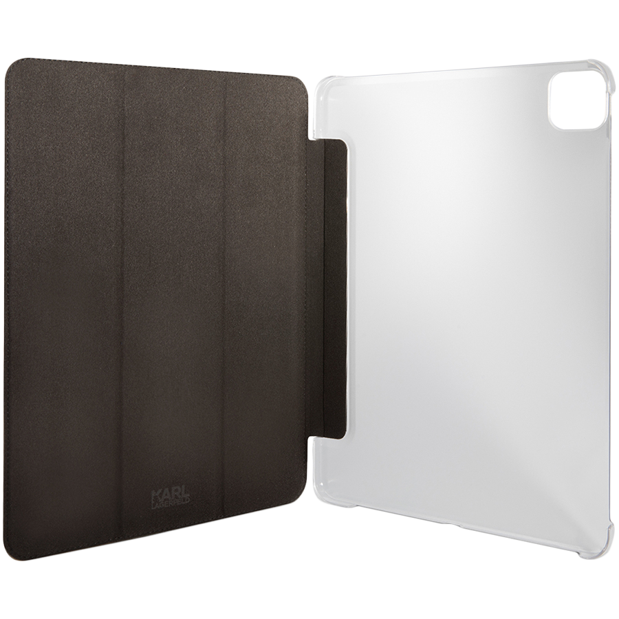 Обложка Smart Folio LAGERFELD Saffiano Karl head  Серебристая для iPad Pro 11-inch (4th поколение)/Pro 11 дюймов (3-го поколения)