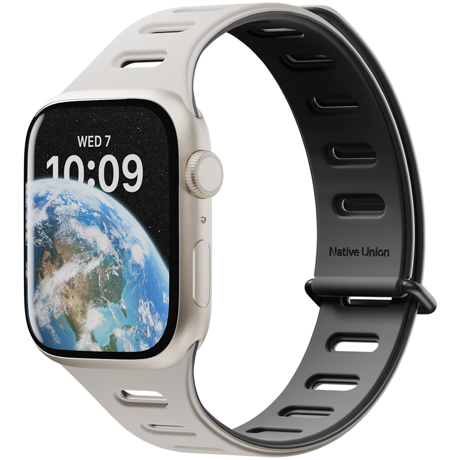 Ремешок для часов APPLE WATCH NATIVE UNION Magnetic 38/40/41MM, черный/серый