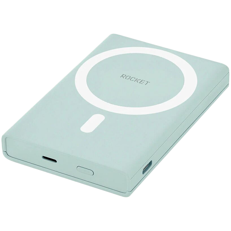 Беспроводной аккумулятор ROCKET HOLD, с поддержкой MagSafe, зеленый