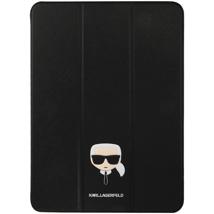 Обложка Smart Folio LAGERFELD Saffiano Karl head  Серебристая для iPad Pro 11-inch (4th поколение)/Pro 11 дюймов (3-го поколения)
