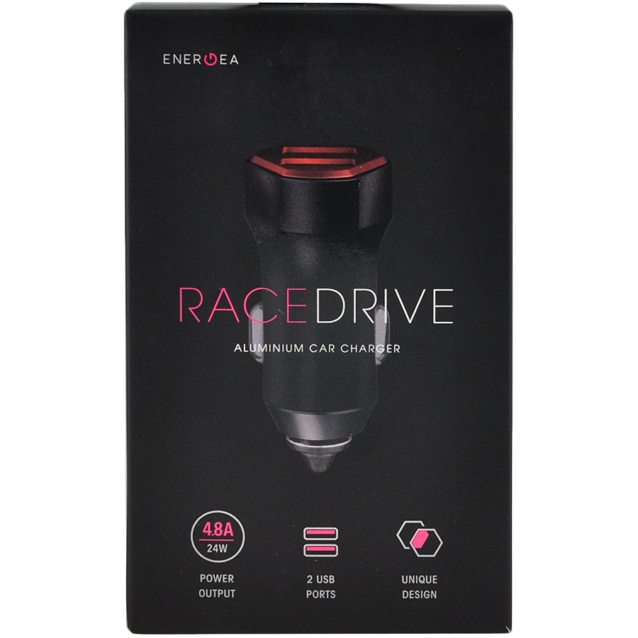 ENERGEA Автомобильное зарядное устройство Race Drive 2 USB 4.8A