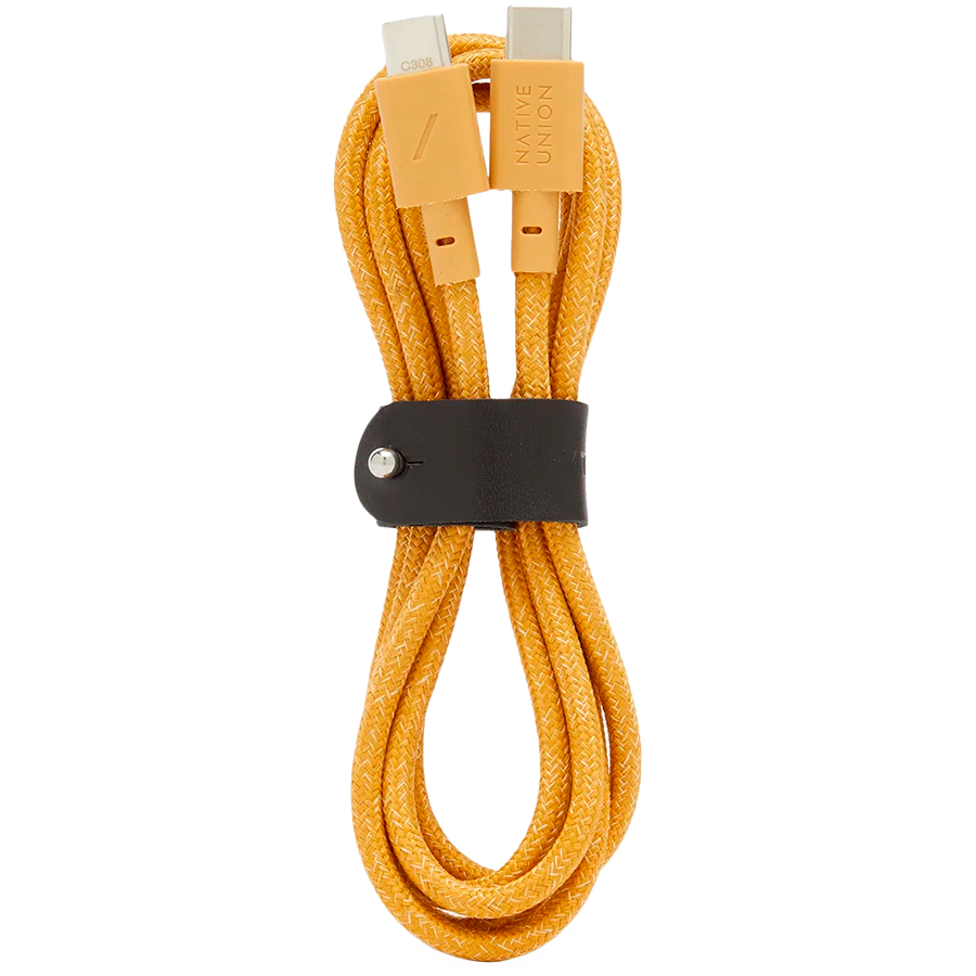 BELT CABLE TYPE-C  кабель зарядный USB-C/USB-C   60W  длина 1 2 м.  цвет: крафт